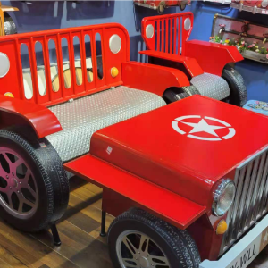 빨강 자동차 모형 테이블 의자 세트 개성넘치는 인테리어 소품